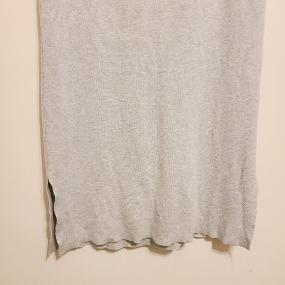 Ripe Maternity Wear | Light Gray Layered Knit Nursing Dress (Size XL) - Picture 12 of 16